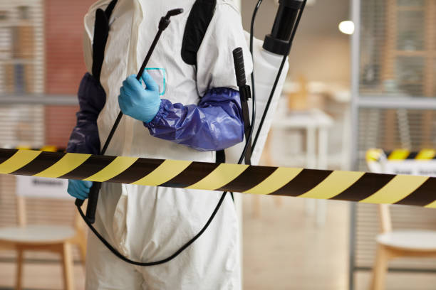 Professional Biohazard Cleanup technician working in Tynan, TX